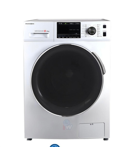 ماشین لباسشویی ۸ کیلویی پاکشوما مدل BWF - 40814 WT